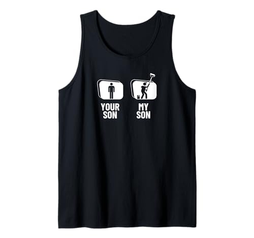 Hausmaler Dein Sohn Mein Sohn Papa Mama Lustiger Maler Tank Top von Gifts For Painters Men