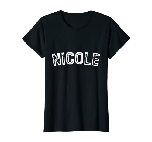 Damen Schwarzes T-Shirt Geschenk für Frauen mit dem Namen Nicole T-Shirt Damen Schwarzes T-Shirt Geschenk für Frauen mit dem Namen Nicole T-Shirt von Gifts For Women Named Nicole