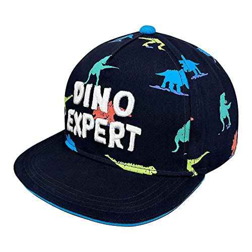 Gifts Treat Kinder Baseball Cap Jungen Basecap Kinder Sonnenhut Hüte Mädchen Sommer Snapback Caps Tier Design Mützen,Drucken Sie Dino 52CM/4-6 Jahre von Gifts Treat