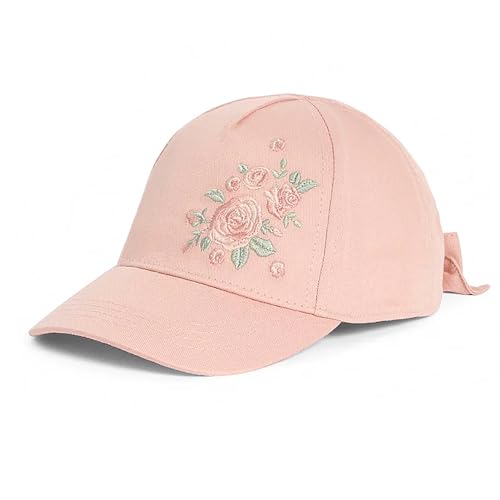 Gifts Treat Mädchen Baseballkappe Stickerei Design Kinder Sonne Hut einstellbar Baseballkappe für Mädchen, rosa Blume, 1-3 Jahre von Gifts Treat