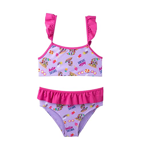 Mädchen Badeanzug Bikini Sommer Schwimmen Sport Bademode Mädchen Hawaiian Schwimmanzug UV Schutz Blickdicht Chlorresistent Anti Pilling, Rosa,6 Jahre von Gifts Treat