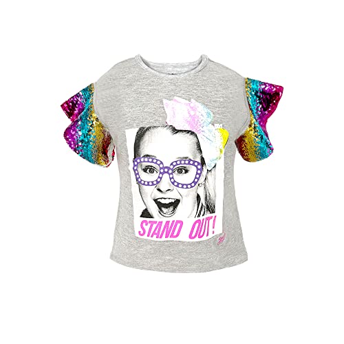 Mädchen T-Shirt Einhorn Kinder Shirt Kurzarm Baumwoll Sommer Pailletten Stickerei Design mit Aufdruck und Farbe im ShirtWeiß 10-12 Jahre von Gifts Treat