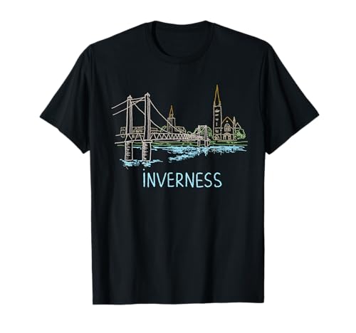Inverness City Schottland UK Souvenir Geschenk für Männer und Frauen T-Shirt Inverness City Schottland UK Souvenir Geschenk für Männer und Frauen T-Shirt von Gifts and Souvenirs for Britains