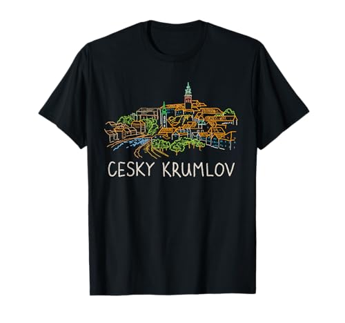 Cesky Krumlov City Czechia Souvenir Geschenk für Männer Frauen T-Shirt von Gifts and Souvenirs for Czechs