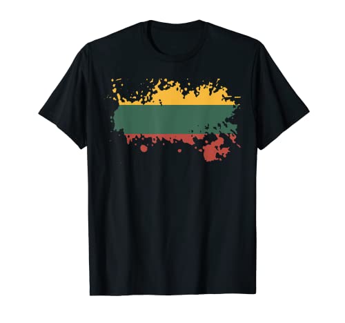 Nationalflagge Litauen Souvenir Geschenk für Männer Frauen T-Shirt Nationalflagge Litauen Souvenir Geschenk für Männer Frauen T-Shirt von Gifts and Souvenirs for Lithuanians