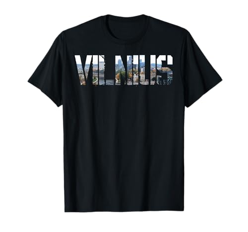 Vilnius City Litauen Souvenir Geschenk für Männer Frauen T-Shirt Vilnius City Litauen Souvenir Geschenk für Männer Frauen T-Shirt von Gifts and Souvenirs for Lithuanians