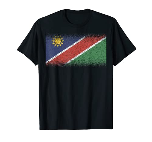 Nationalflagge von Namibia Souvenir Geschenk für Männer Frauen T-Shirt Nationalflagge von Namibia Souvenir Geschenk für Männer Frauen T-Shirt von Gifts and Souvenirs for Namibians