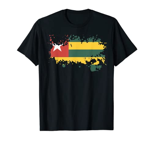 Nationalflagge von Togo Souvenir Geschenk für Männer Frauen T-Shirt von Gifts and Souvenirs for Togoleses