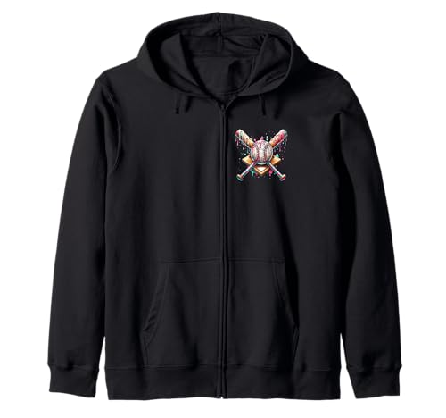 Softball Baseball Frauen Baseball Schläger Baseball Ball Kapuzenjacke Softball Baseball Frauen Baseball Schläger Baseball Ball Kapuzenjacke von Gifts for Baseball Lovers