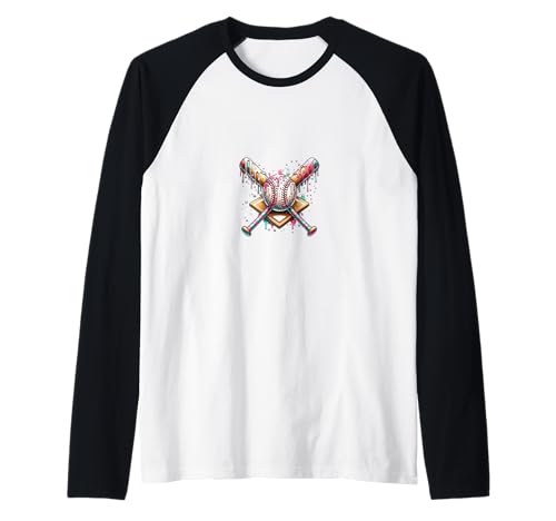 Softball Baseball Frauen Baseball Schläger Baseball Ball Raglan Softball Baseball Frauen Baseball Schläger Baseball Ball Raglan von Gifts for Baseball Lovers