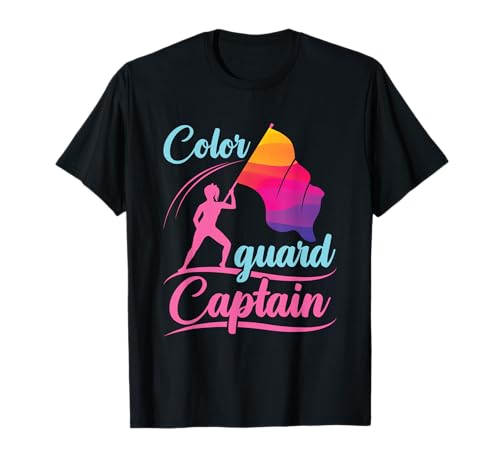 Color Guard Captain Marching Band Damen Mädchen T-Shirt Color Guard Captain Marching Band Damen Mädchen T-Shirt von Gifts for Color Guard Captain