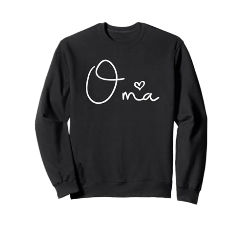 Oma Herz für Frauen Oma Weihnachten Muttertag Geburtstag Sweatshirt von Gifts for Her Co.