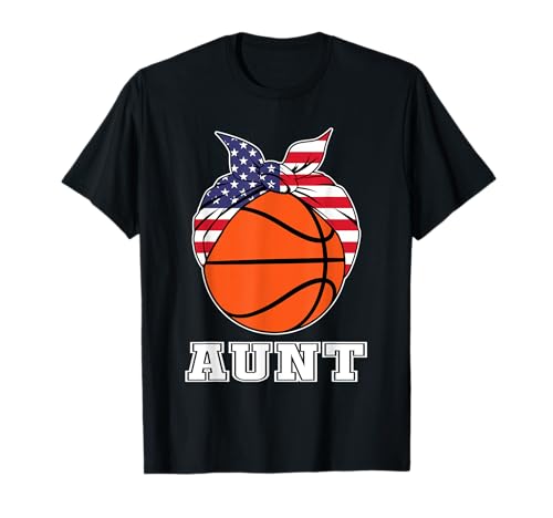 Mädchen Basketball Tante Geschenk für Damen Basketballspieler T-Shirt Mädchen Basketball Tante Geschenk für Damen Basketballspieler T-Shirt von Gifts for Womens Basketball Players