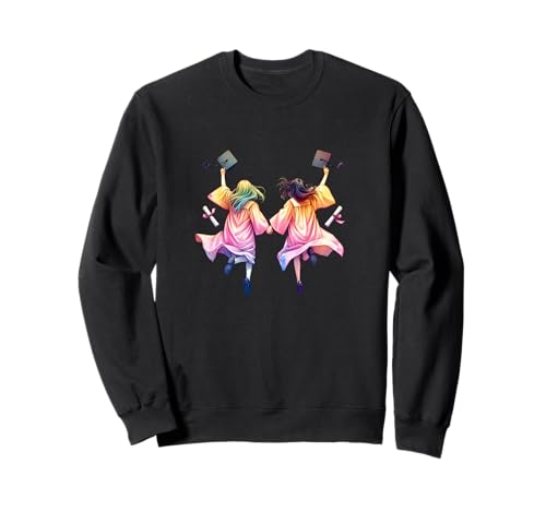 Mädchen freuen Sich Abschluss Bachelor Hochschulabschluss Sweatshirt Mädchen freuen Sich Abschluss Bachelor Hochschulabschluss Sweatshirt von Gifts for school Girls