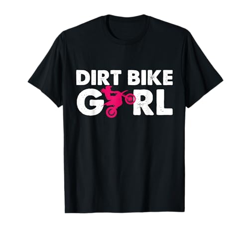 Dirt Bike Girl: Motocross MX-Rennfahrerin Frauen Tochter T-Shirt von Gifts & Apparel for Dirt Bike Motocross Women MX