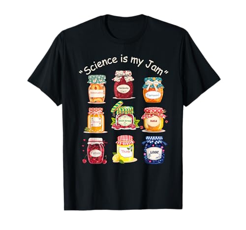 Science is My Jam Süßes STEM-Glas für Kinder und Lehrer T-Shirt Science is My Jam Süßes STEM-Glas für Kinder und Lehrer T-Shirt von Gifts & Kids