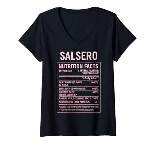 Damen Salsero Salsa-Tanz T-Shirt mit V-Ausschnitt Damen Salsero Salsa-Tanz T-Shirt mit V-Ausschnitt von Gifts & Tees for Salseros Salsa Dancers