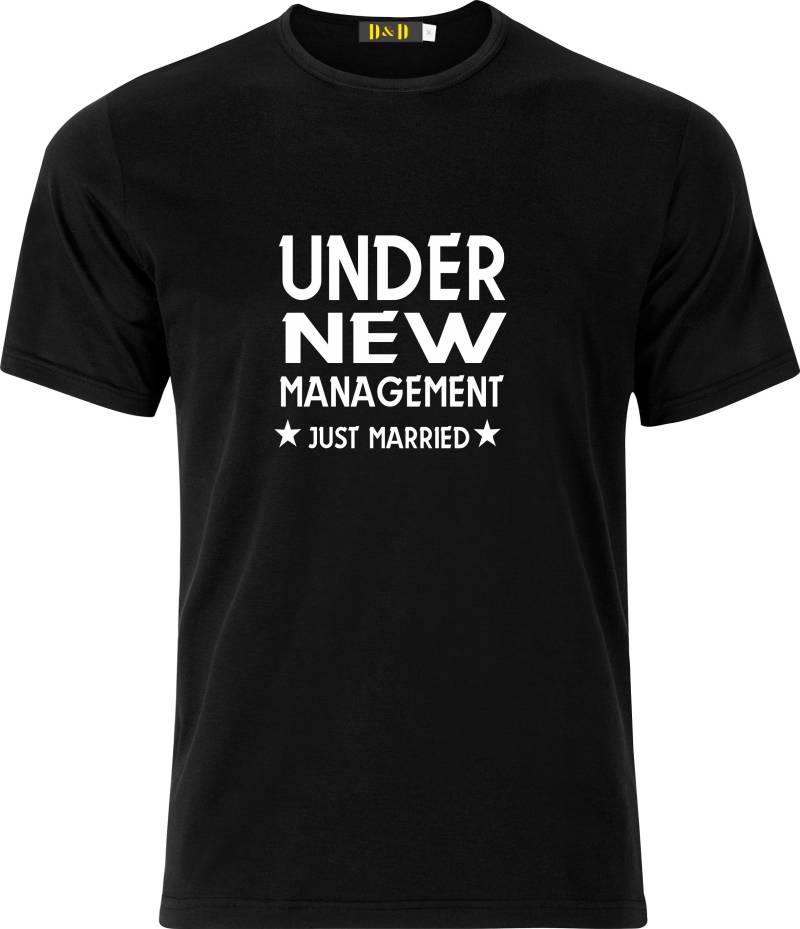 Unter Neuer Führung Gerade Verheiratet Lustige Humor Erwachsene Baumwolle T-Shirt von GiftsByDebbieDesigns