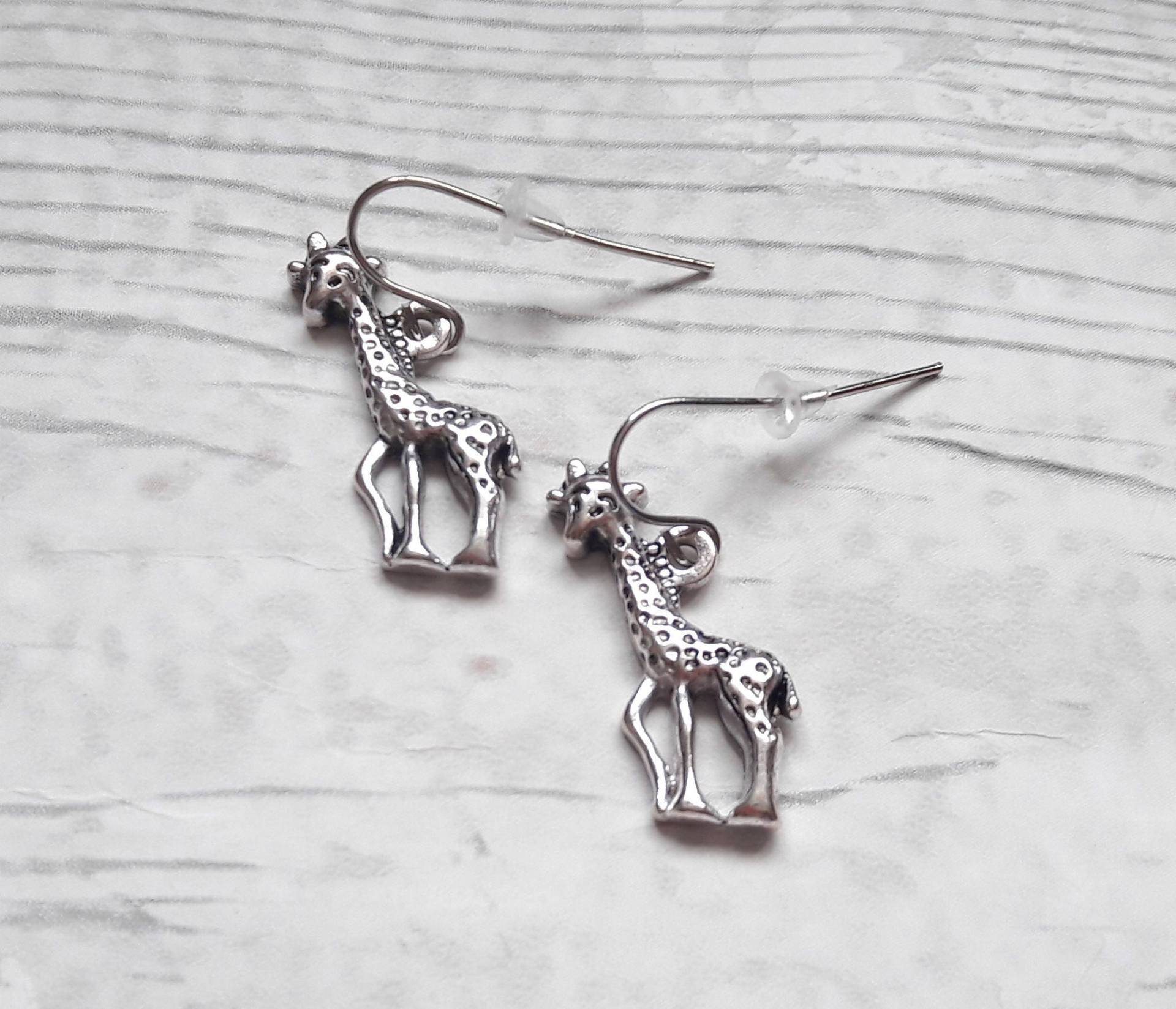 Giraffe Ohrringe, Safari Zoo Schmuck, Schmuck Für Kinder, Tierliebhaber Geschenk, Afrika Wildtier Ohrringe von GiftsByMe2014