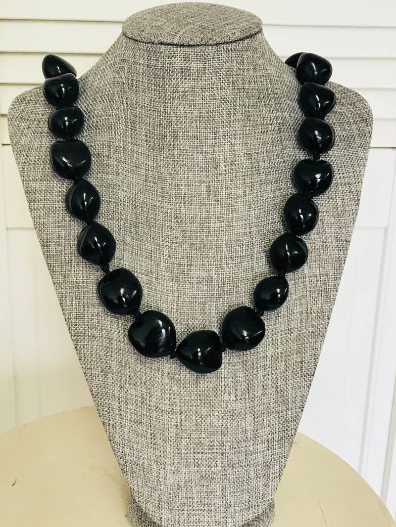 Hawaii Schwarz Kukui Nut Lei von GiftsbyKarenM
