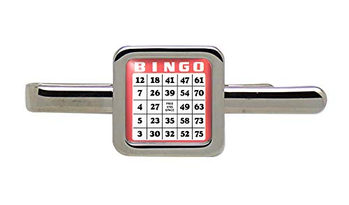 Giftshop UK Bingo Karte Quadratisch Krawatte Clip Giftshop UK Bingo Karte Quadratisch Krawatte Clip von Giftshop UK