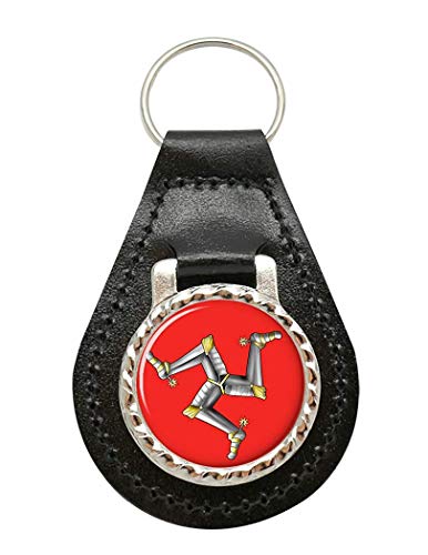Giftshop UK Isle Of Man Leder Schlüsselanhänger Giftshop UK Isle Of Man Leder Schlüsselanhänger von Giftshop UK
