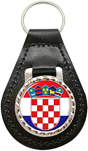 Giftshop UK Kroatien Leder Schlüssel Anhänger Giftshop UK Kroatien Leder Schlüssel Anhänger von Giftshop UK