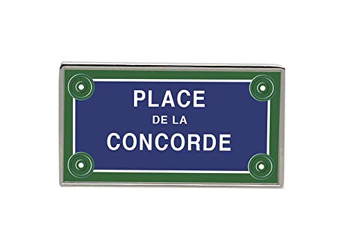 Giftshop UK Platzieren De La Concorde Straßenschild Rechteckig Krawattennadel Giftshop UK Platzieren De La Concorde Straßenschild Rechteckig Krawattennadel von Giftshop UK