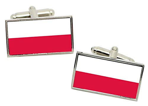 Giftshop UK Polen Polska Flagge Manschettenknöpfe IN Box von Giftshop UK