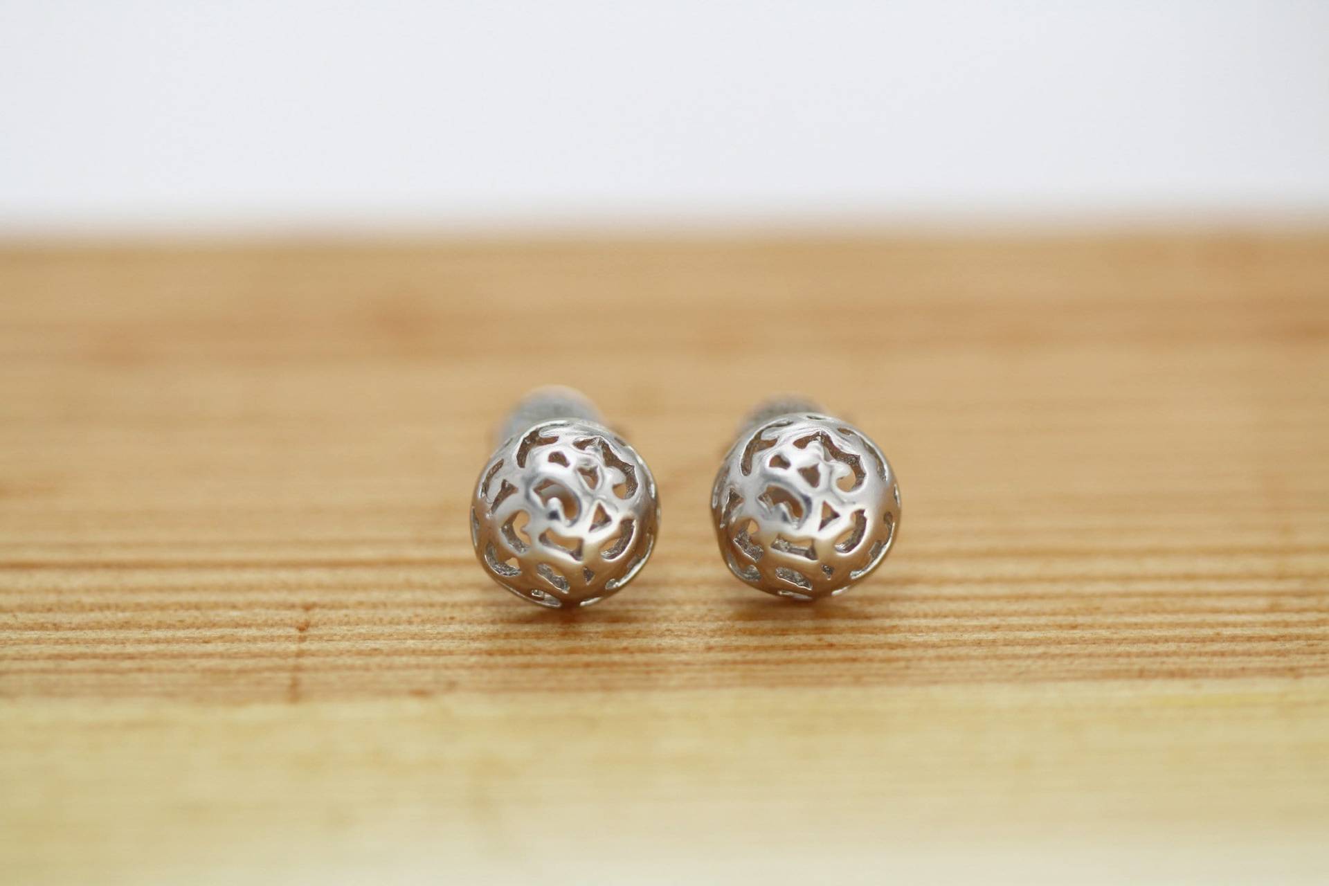 Silber Ohrringe Für Frauen, Sterling Ohrringe, Ohrstecker, Frauen Mädchen Blumen Kreis Blüten von GifttreeShop