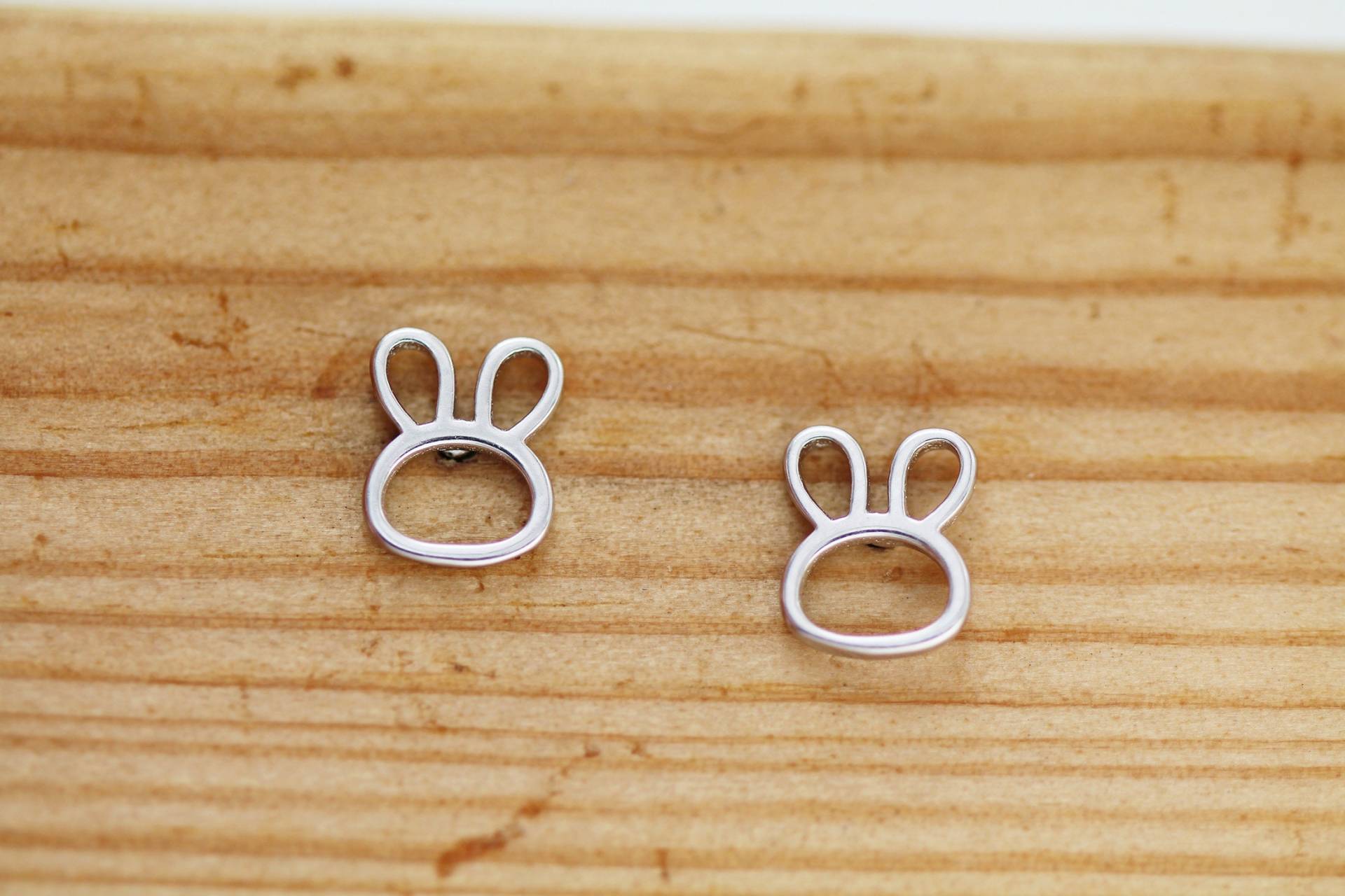 Silber Ohrringe Für Frauen, Sterling Ohrringe, Ohrstecker, Mädchen Hasen Kaninchen Süße Kinder von GifttreeShop