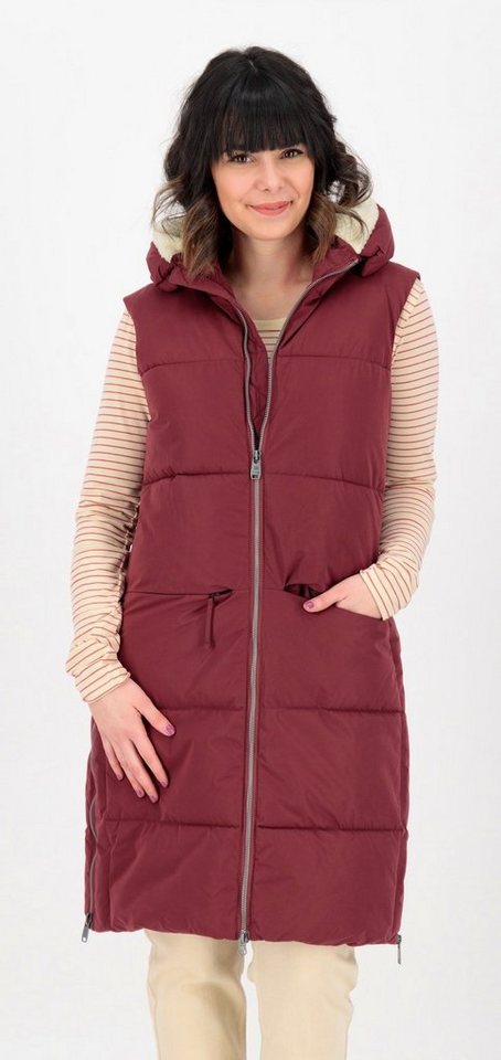 Giga.dx Steppweste GW 57 WMN QLTD VST WOMEN Funktionsweste Daunenoptik mit abnehmbarer Kapuze von Giga.dx