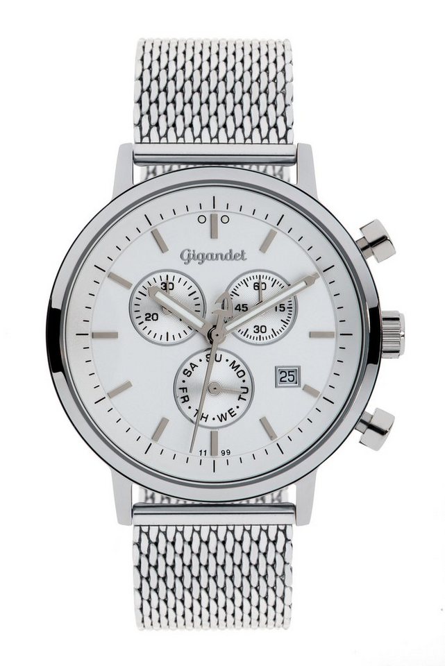 Gigandet Chronograph Classico, Mineralglas, Chronograph, Datumsanzeige, 24-Std. Anzeige von Gigandet