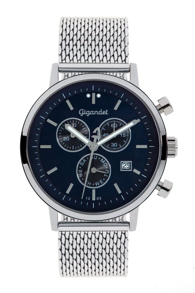 Gigandet Chronograph Classico, Mineralglas, Chronograph, Tag- und Datumsanzeige von Gigandet