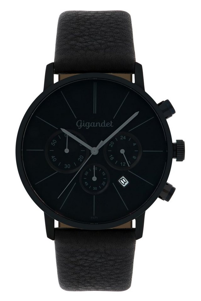 Gigandet Chronograph Minimalism, (G32-004), Mineralglas, Chronograph, Datumsanzeige, 24-Std. Anzeige von Gigandet