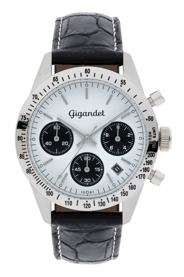 Gigandet Chronograph Race King, Mineralglas, Chronograph, Datumsanzeige von Gigandet