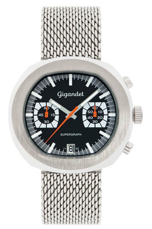 Gigandet Chronograph Supergraph, Mineralglas, Chronograph, Datumsanzeige von Gigandet