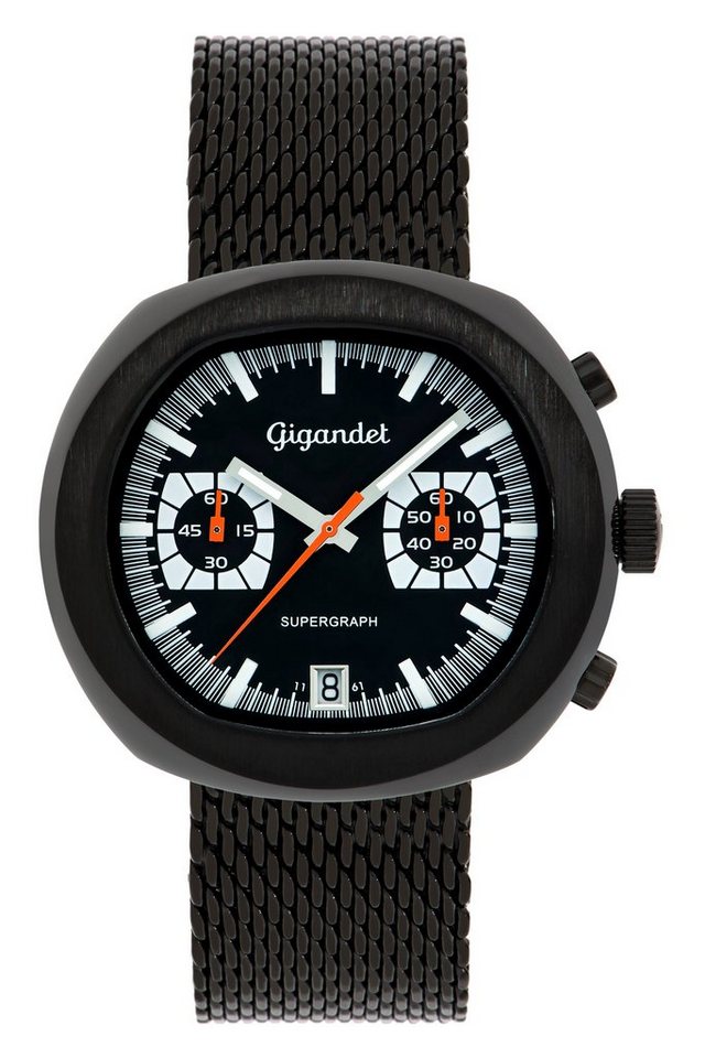 Gigandet Chronograph Supergraph, Mineralglas, Chronograph, Datumsanzeige von Gigandet