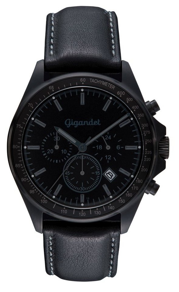 Gigandet Chronograph Volante, Mineralglas, Chronograph, Datumsanzeige, Tachymeter von Gigandet