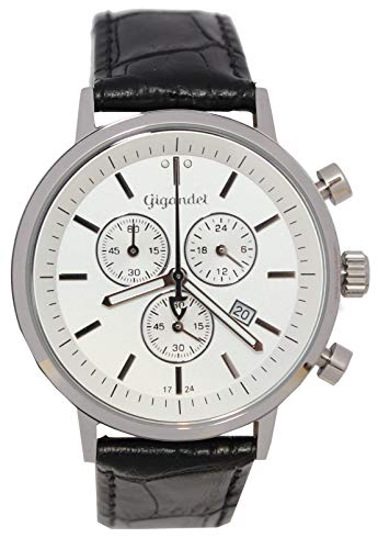Gigandet Classico Herren-Armbanduhr Chronograph Quarz Analog Lederarmband schwarz G6-001 Gigandet Classico Herren-Armbanduhr Chronograph Quarz Analog Lederarmband schwarz G6-001 von Gigandet