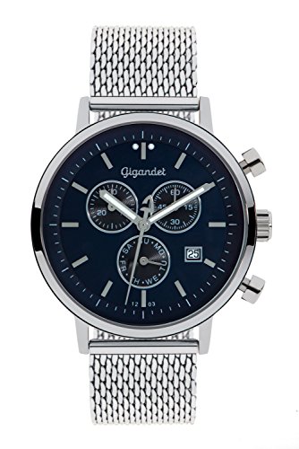 Gigandet Classico Herrenuhr Chronograph Quarz Analog mit Metallarmband G6-013 Gigandet Classico Herrenuhr Chronograph Quarz Analog mit Metallarmband G6-013 von Gigandet