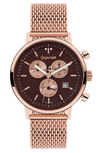 Gigandet Classico Herrenuhr Chronograph Quarz Analog mit Metallarmband G6-015 Gigandet Classico Herrenuhr Chronograph Quarz Analog mit Metallarmband G6-015 von Gigandet