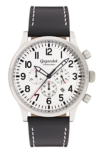 Gigandet Herren-Armbanduhr Sport Chronograph mit Lederarmband schwarz G15-002 Gigandet Herren-Armbanduhr Sport Chronograph mit Lederarmband schwarz G15-002 von Gigandet