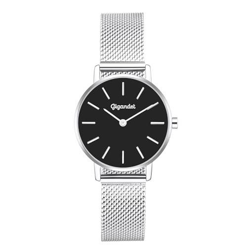 Gigandet Damen Analog Japanisches Quarzwerk Uhr mit Edelstahl Armband 12VNAG36NE/007 von Gigandet
