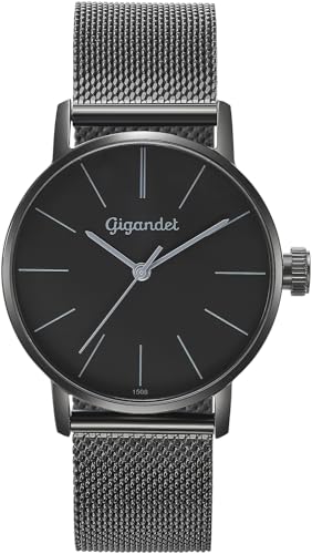 Gigandet Damen Analog Japanisches Quarzwerk Uhr mit Edelstahl Armband 13VNAG43NE/019 von Gigandet