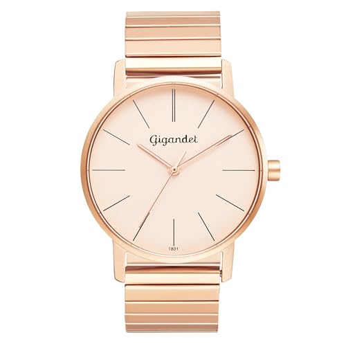 Gigandet Damen Analog Japanisches Quarzwerk Uhr mit Edelstahl Armband 14VNAG35NE/003 Gigandet Damen Analog Japanisches Quarzwerk Uhr mit Edelstahl Armband 14VNAG35NE/003 von Gigandet