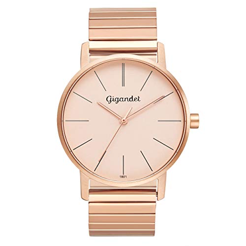 Gigandet Damen Analog Japanisches Quarzwerk Uhr mit Edelstahl Armband 2VNAG35/003 Gigandet Damen Analog Japanisches Quarzwerk Uhr mit Edelstahl Armband 2VNAG35/003 von Gigandet