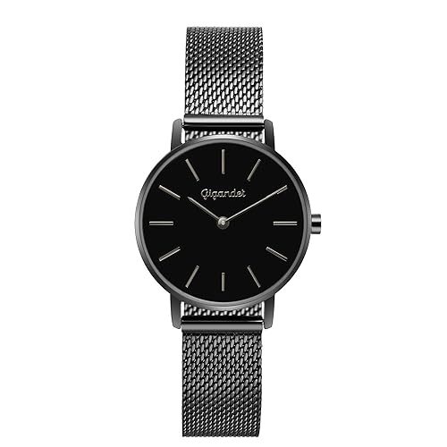 Gigandet Damen Analog Japanisches Quarzwerk Uhr mit Edelstahl Armband 3VNAG36/010 von Gigandet