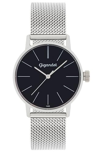 Gigandet Damen Analog Japanisches Quarzwerk Uhr mit Edelstahl Armband 6VNAG43NE/006 von Gigandet