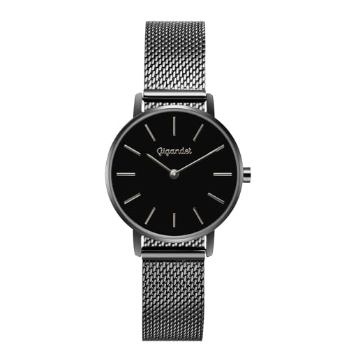 Gigandet Damen Analog Japanisches Quarzwerk Uhr mit Edelstahl Armband 7VNAG36NE/010 von Gigandet
